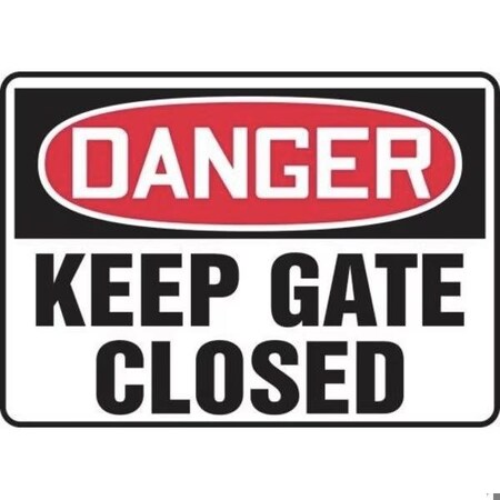 Accuform OSHA DANGER SAFETY SIGN KEEP GATES MADM054XL MADM054XL